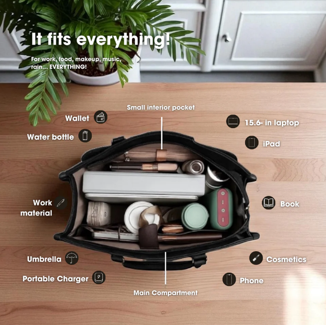 3-in-1 Bag, Elegant and Spacious